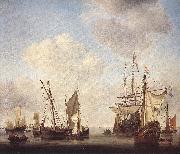 Warships at Amsterdam rt Willem van